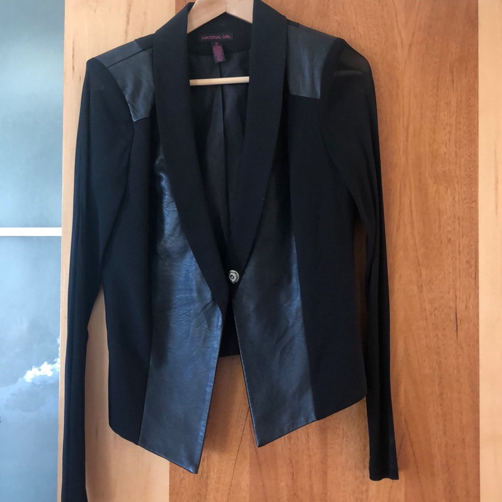 Material Girl Black Blazer